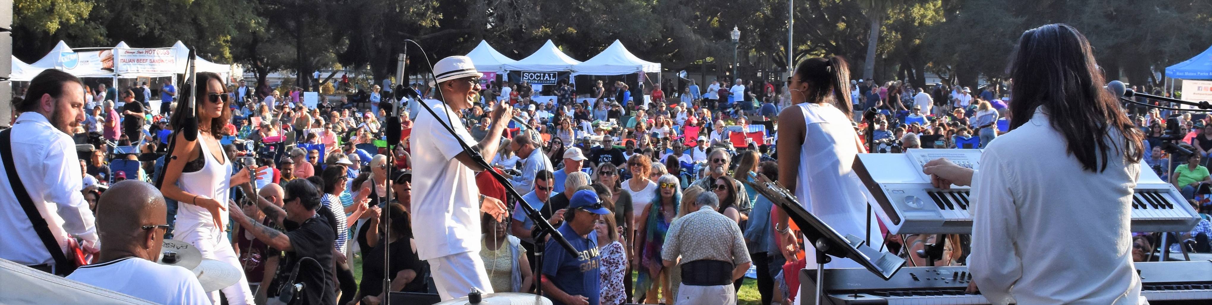 The City of San Mateo's 2019 Central Park Music Series